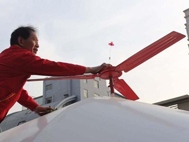 Может быть это первый в Китае летающий автомобиль